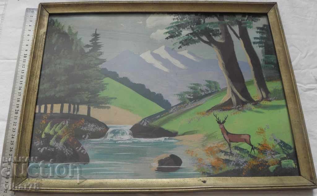 Old oil painting with price 59.99 BGN | € 30.67 Old oil painting with price 59.99 BGN | € 30.67