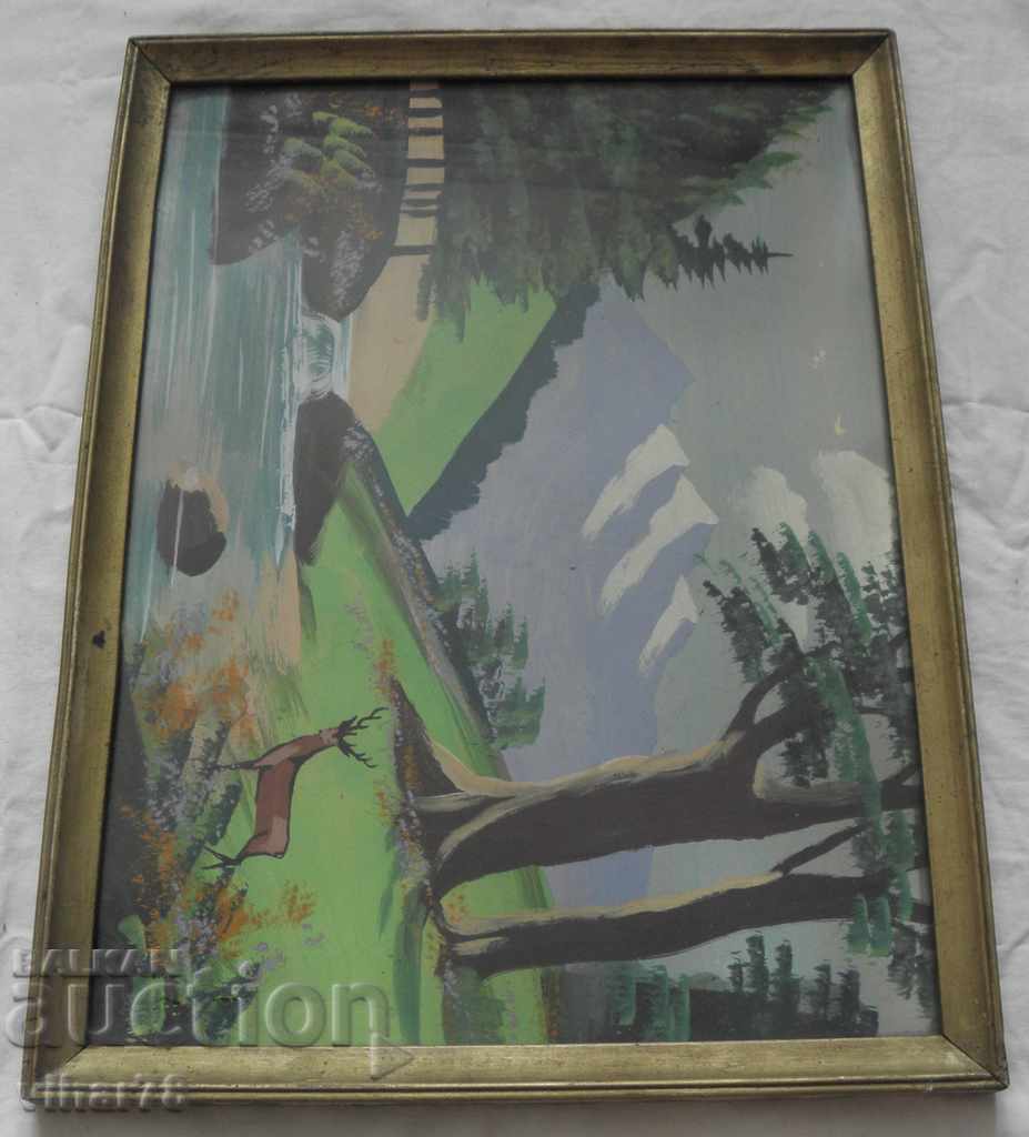 Delivery of Old oil painting Delivery of Old oil painting