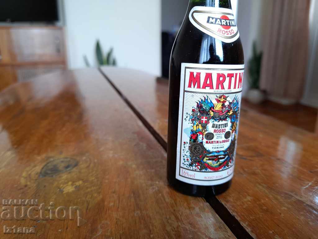 Old bottle of Martini Rosso with price 20.00 BGN | € 10.23 Old bottle of Martini Rosso with price 20.00 BGN | € 10.23