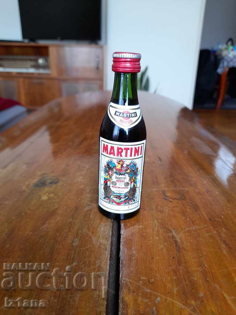 Old bottle of Martini Rosso