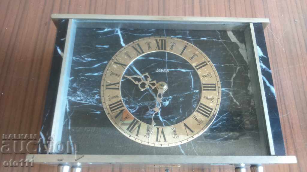 Auction OLD TABLE, FIREPLACE, MARBLE CLOCK VESNA - WORKS Auction OLD TABLE, FIREPLACE, MARBLE CLOCK VESNA - WORKS