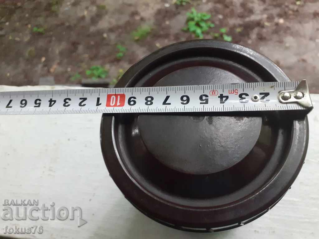 Old bakelite box with screw cap - 5 Old bakelite box with screw cap - 5