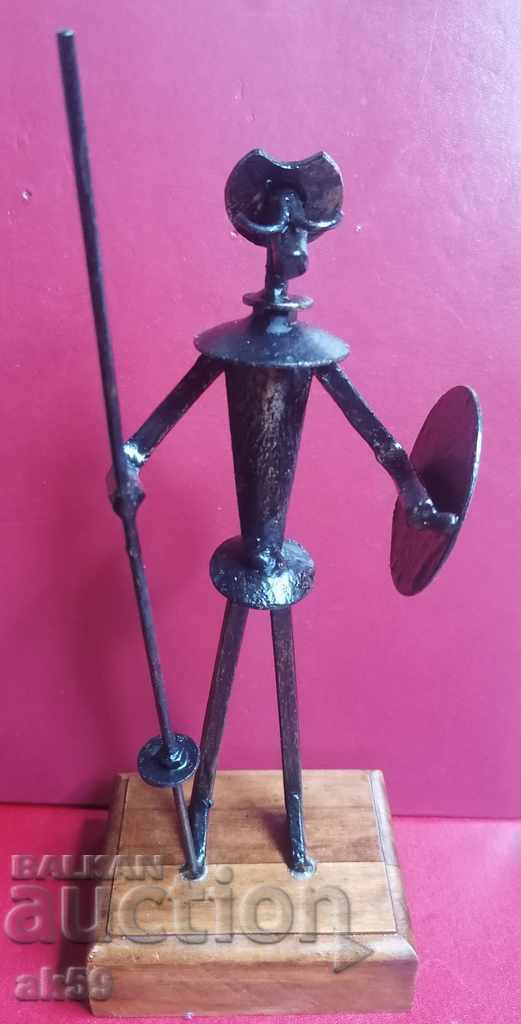 Don Quixote - small plastic - iron.