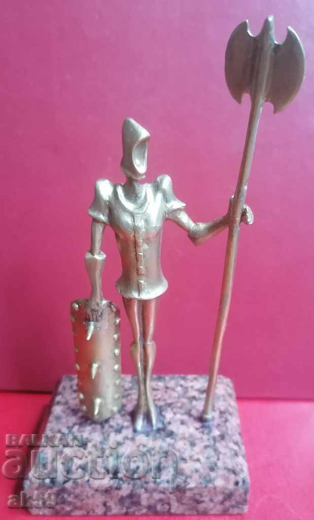 Don Quixote - small sculpture - bronze.