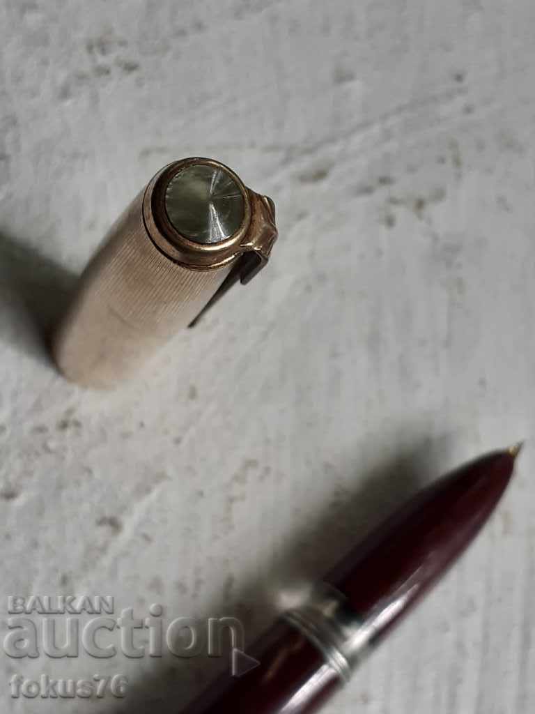 Писалка Паркър Parker 1/8 14k Gold Filled Made in USA - 5 Писалка Паркър Parker 1/8 14k Gold Filled Made in USA - 5