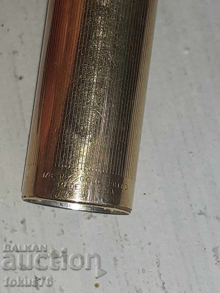 Писалка Паркър Parker 1/8 14k Gold Filled Made in USA - 6 Писалка Паркър Parker 1/8 14k Gold Filled Made in USA - 6