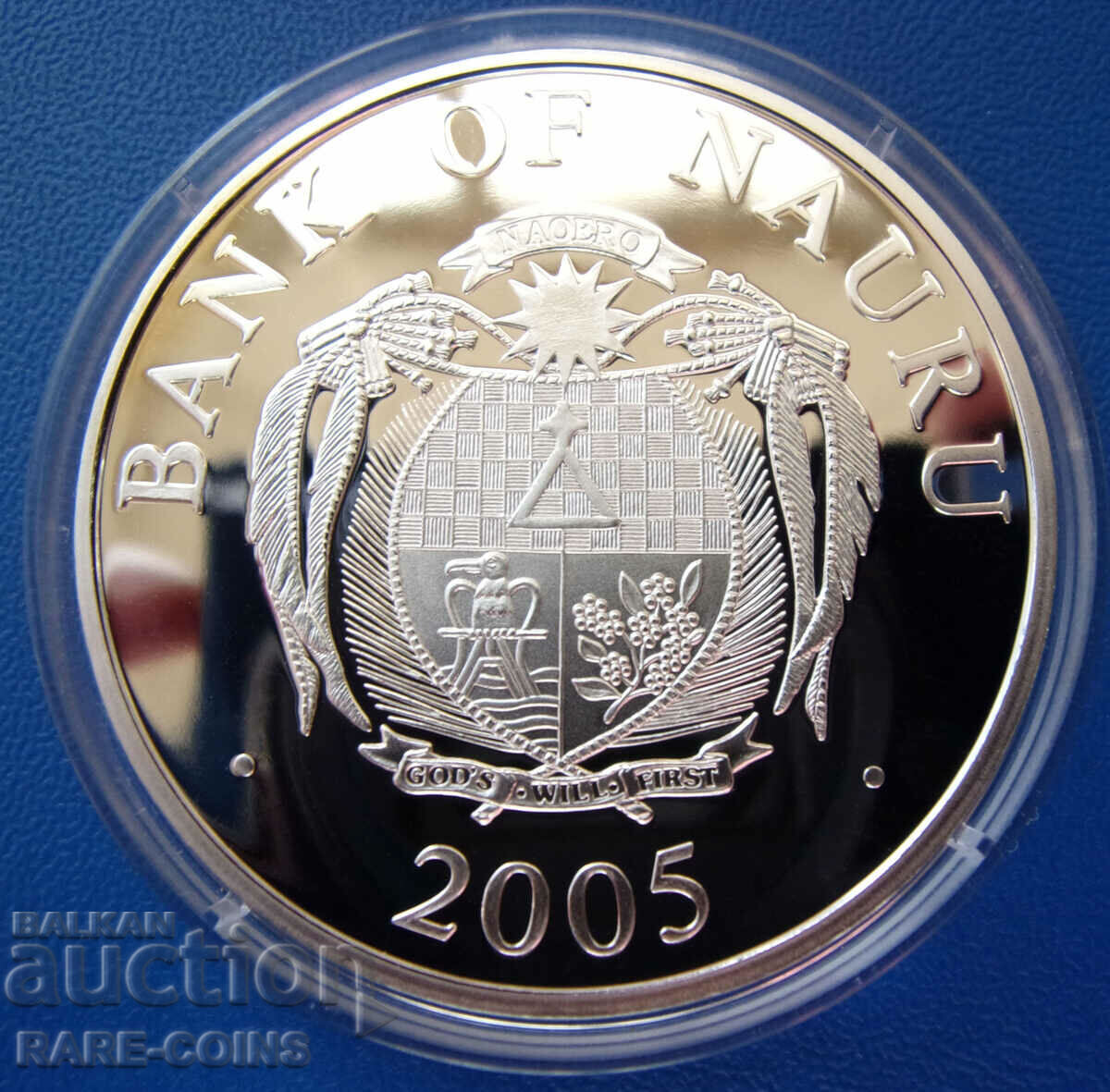 Παράδοση Nauru 10 Dollar 2005 Extremly Rare Original