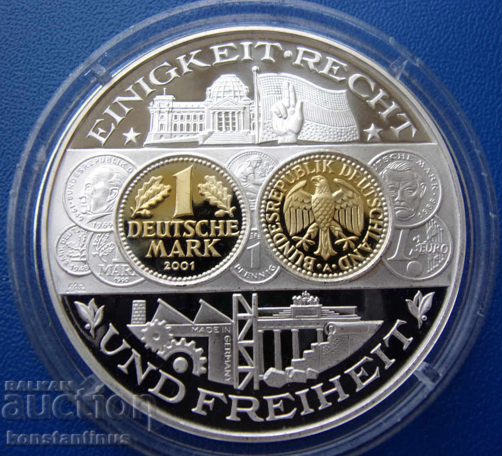 Германия 1200 г. Монетосечене  2001 Сребро 999'9  PROOF UNC