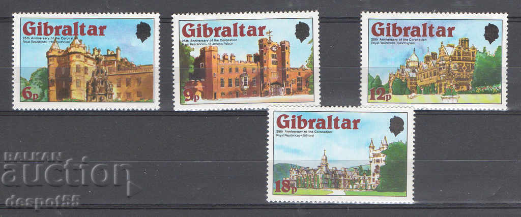 1978. Gibraltar. 25 years since the coronation of Queen Elizabeth II