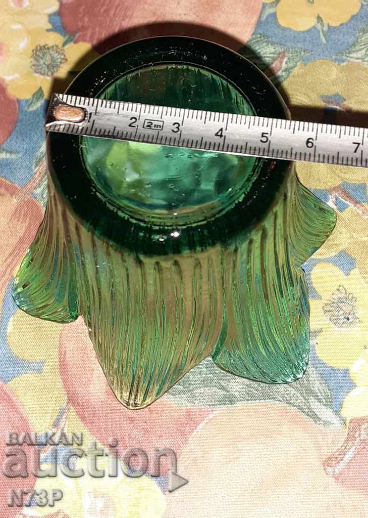 BEAUTIFUL VASE CANDLEHOLDER. COLORED GLASS. - 6 BEAUTIFUL VASE CANDLEHOLDER. COLORED GLASS. - 6