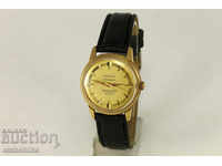1960's QUALEX Френски Колекционерски Позлатен Часовник