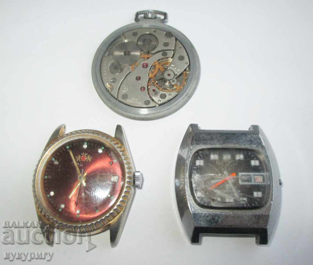 Παλιά μηχανικά ρολόγια για επισκευή ή ανταλλακτικά