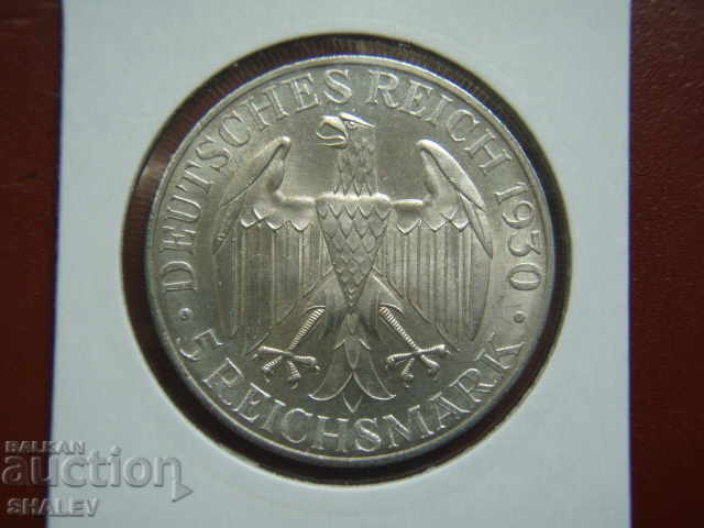 5 Reichsmark 1930 A Germany (Weimar Republic) - AU - 6 5 Reichsmark 1930 A Germany (Weimar Republic) - AU - 6