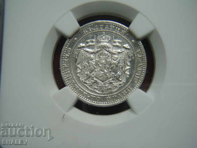 Delivery of 1 Lev 1882 Principality of Bulgaria - AU Details by NGC. Delivery of 1 Lev 1882 Principality of Bulgaria - AU Details by NGC.