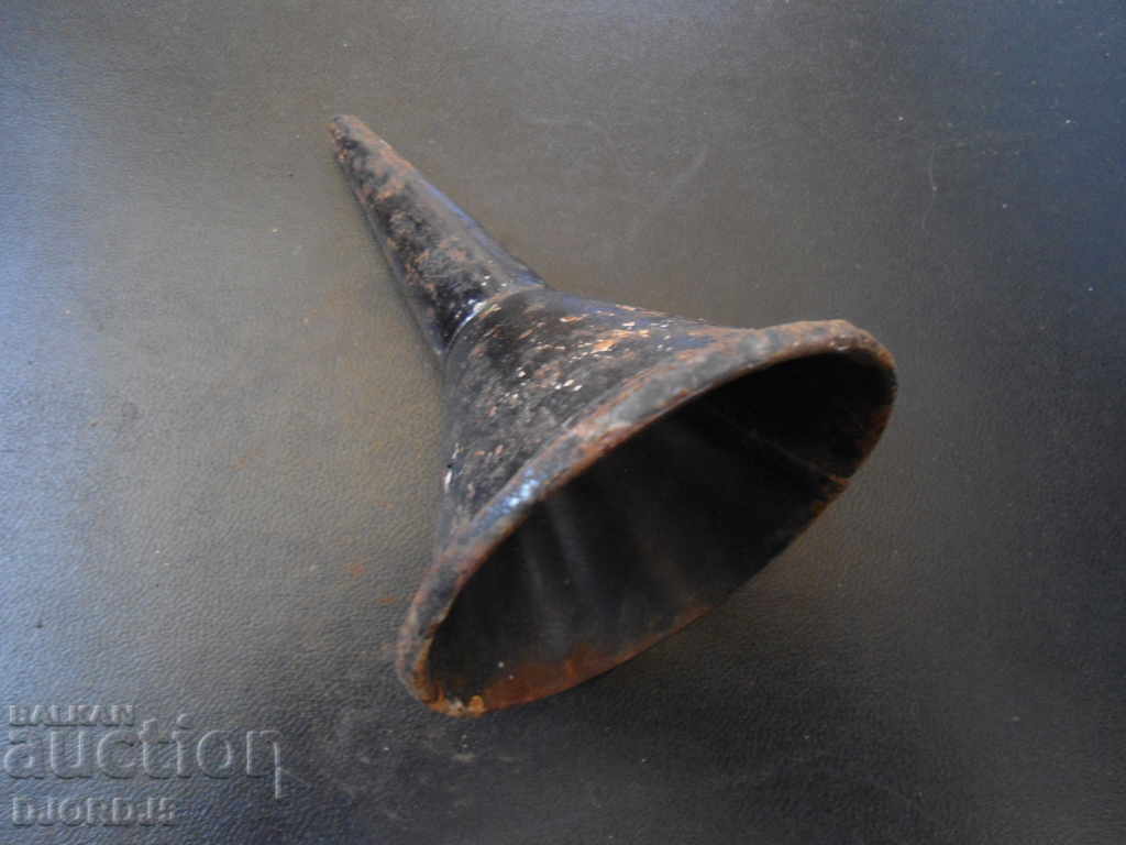 Auction Old metal funnel Auction Old metal funnel