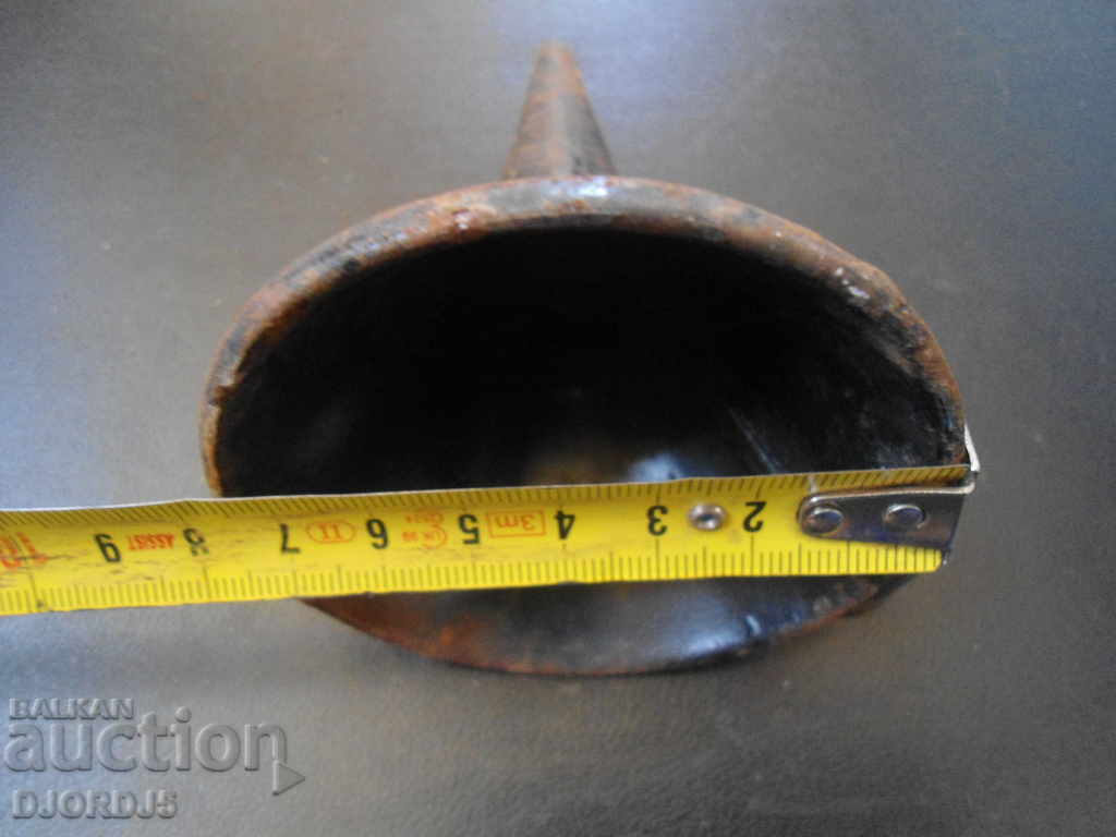 Delivery of Old metal funnel Delivery of Old metal funnel