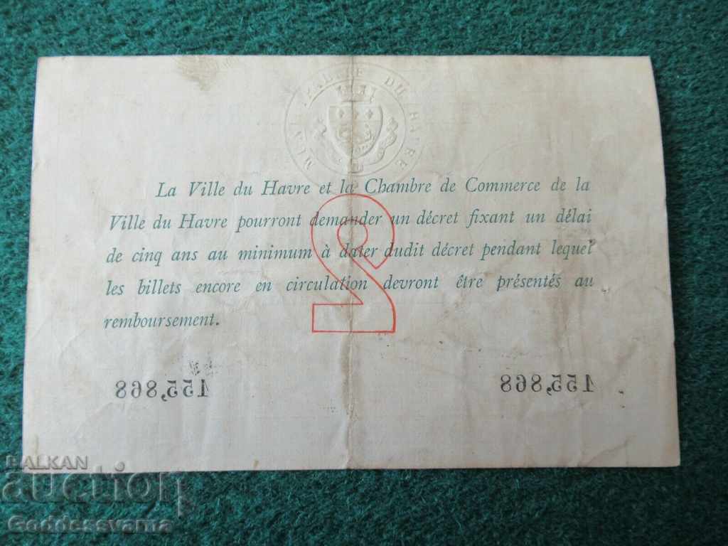 France Chambre De Commerce De Havre 2 Francs 1914 with price 25.00 BGN | € 12.78 France Chambre De Commerce De Havre 2 Francs 1914 with price 25.00 BGN | € 12.78