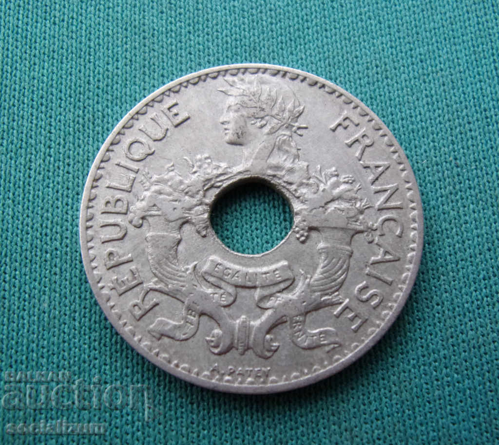 Indochina 5 Santim 1938 Rare