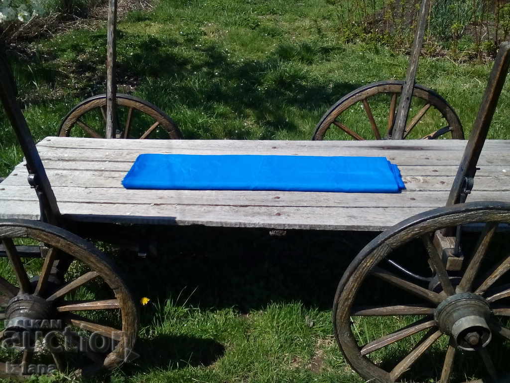 Old blue cloth with price 45.00 BGN | € 23.01 Old blue cloth with price 45.00 BGN | € 23.01