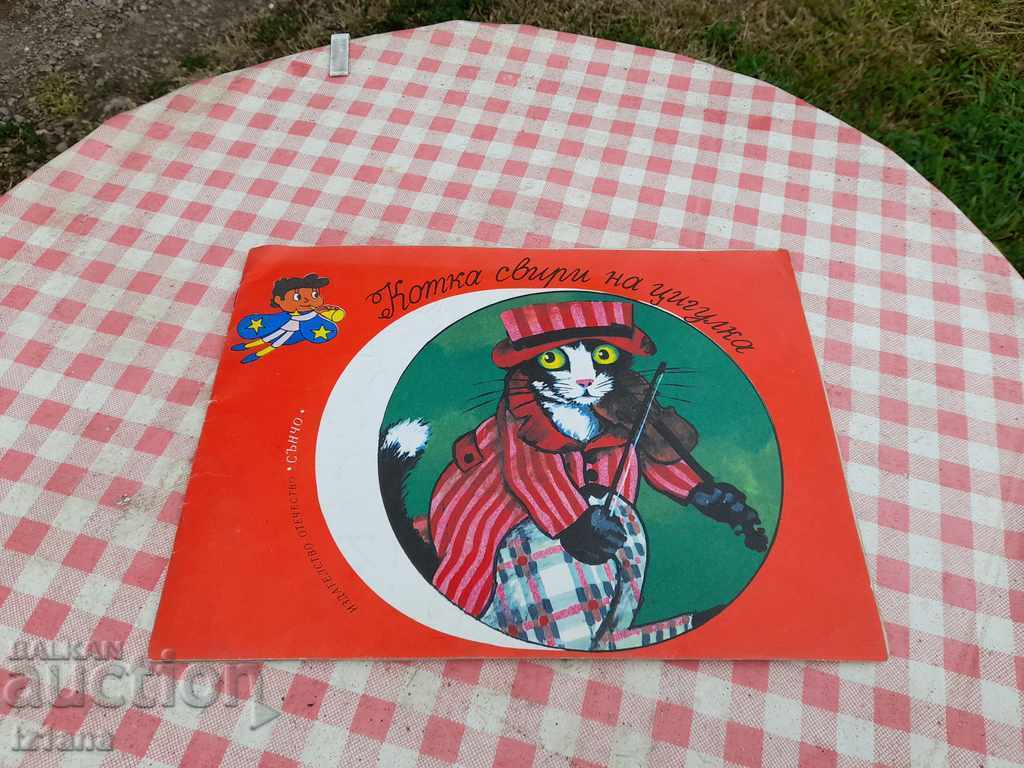 Carte pentru copii Pisica cântă la vioară