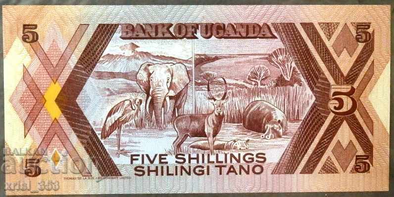 Uganda 5 șilingi 1987