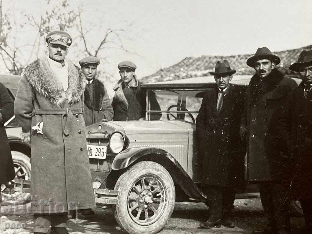 Delivery of The "driver" Old car PD 295 Old photo