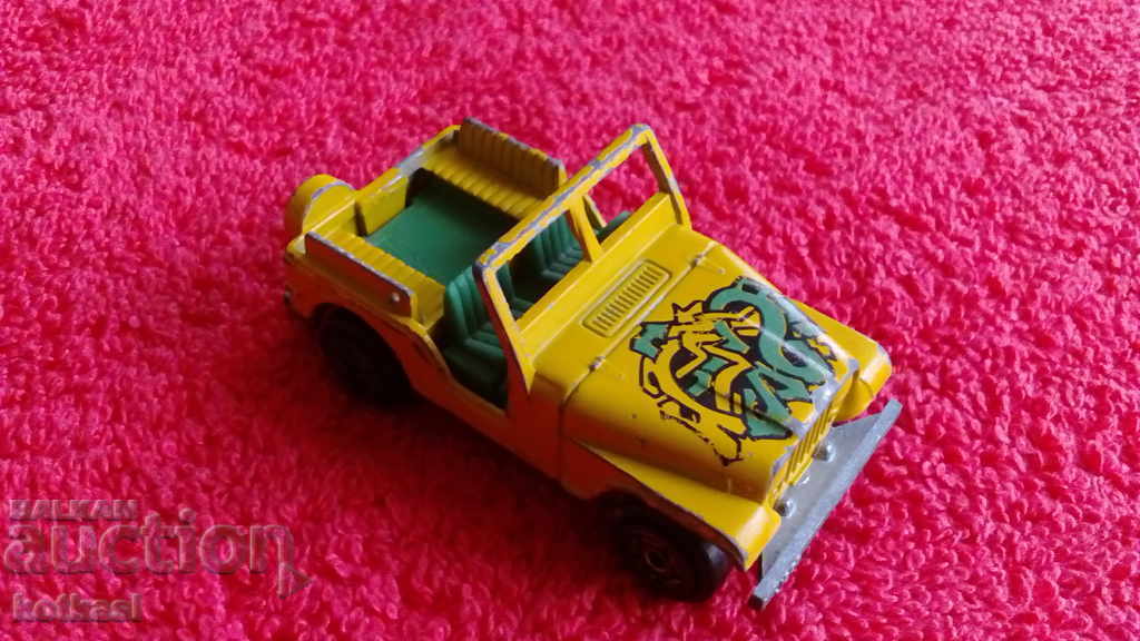Old small metal Jeep 1/54 MAJORETTE - 7 Old small metal Jeep 1/54 MAJORETTE - 7