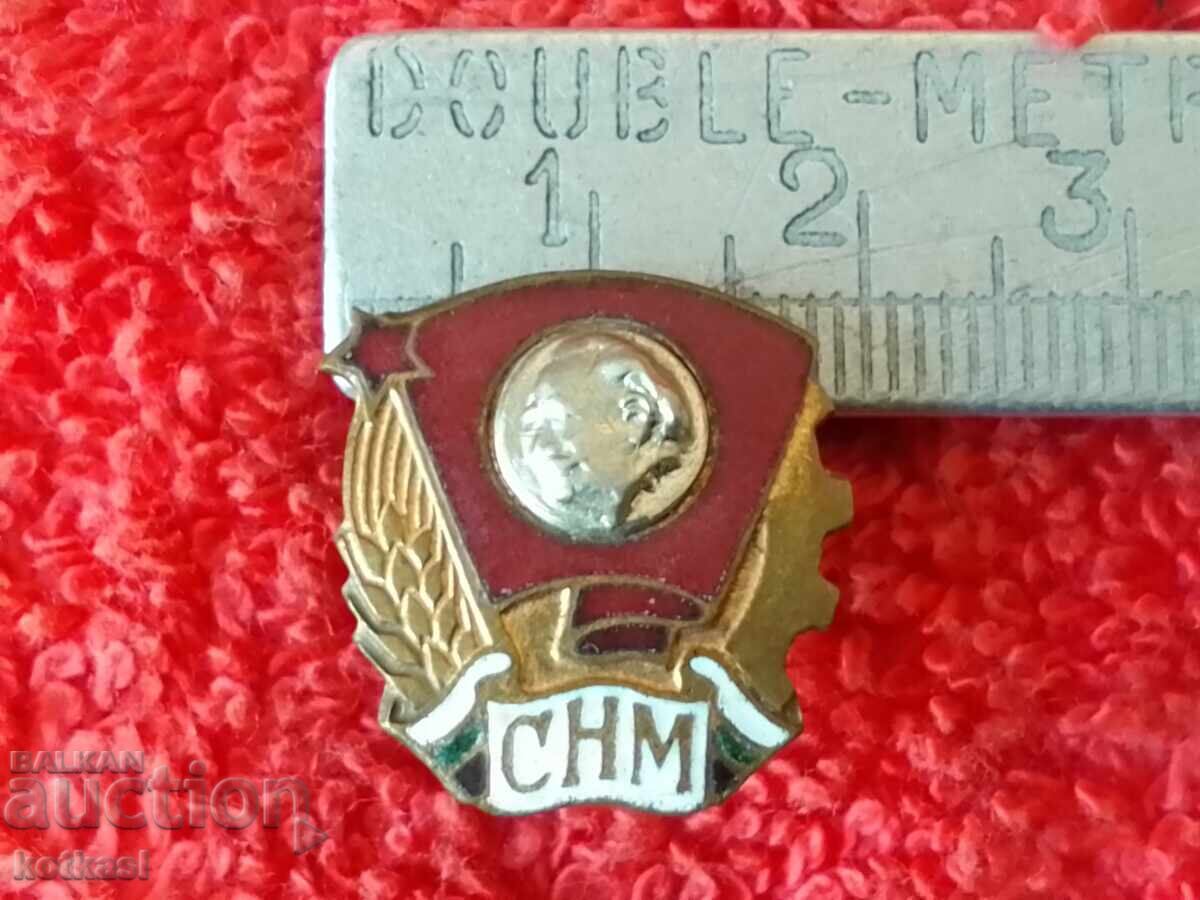 Old soc Enamel pin badge SNM G. Dimitrov excellent