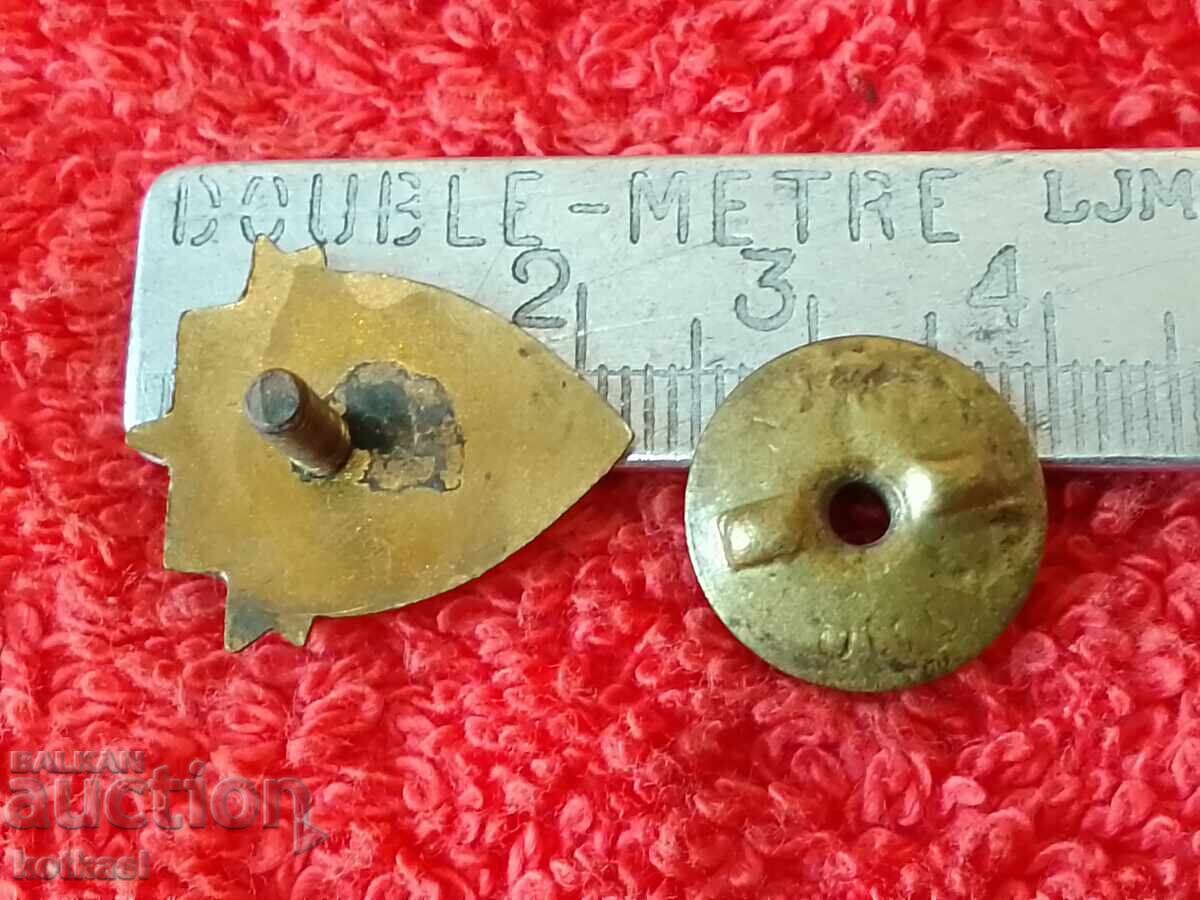 Old Social Badge Enamel Pin on Screw GSO with price 10.50 BGN | € 5.37 Old Social Badge Enamel Pin on Screw GSO with price 10.50 BGN | € 5.37
