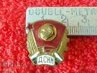 Old Soc Badge Badge enamel on screw DSNM excellent