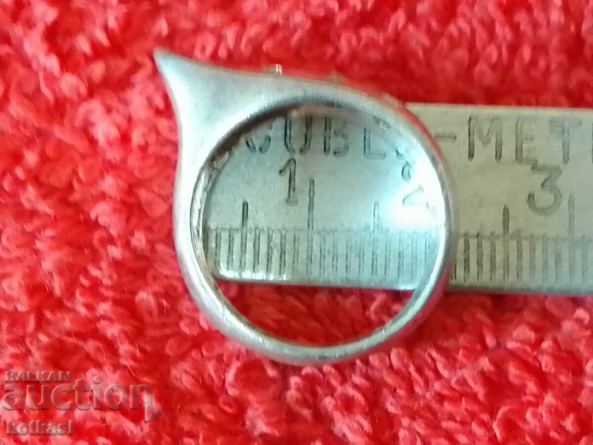 Delivery of Old silver ring 925 with semi-precious stones