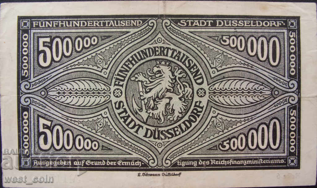 Колекция Банкнота Германия 500 000 Марк 1923 R rare с цена € 6.14 | 12.01 лв. Колекция Банкнота Германия 500 000 Марк 1923 R rare с цена € 6.14 | 12.01 лв.