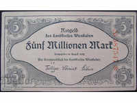 Colecția de bancnote Germania 5.000.000 Mark 1923 R rare