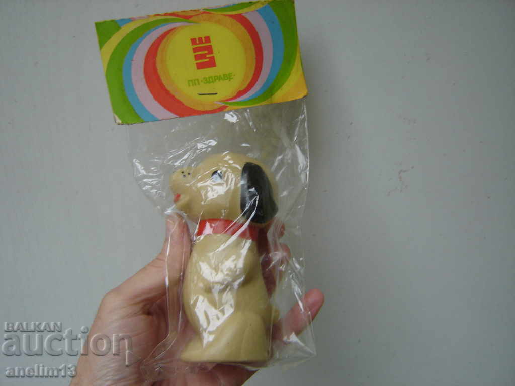 SOC RUBBER TOY NEW WITH PACKAGING PP HEALTH AND LABEL 1988 - 5 SOC RUBBER TOY NEW WITH PACKAGING PP HEALTH AND LABEL 1988 - 5
