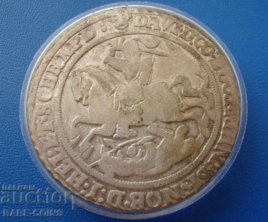 MANSFELD-EIGENTLICHE-HINTERORT Thaler 1609 Rare Original