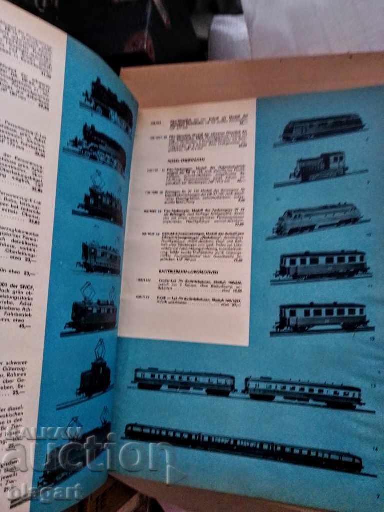 Auction Old catalog of German model locomotives, cars, etc Auction Old catalog of German model locomotives, cars, etc