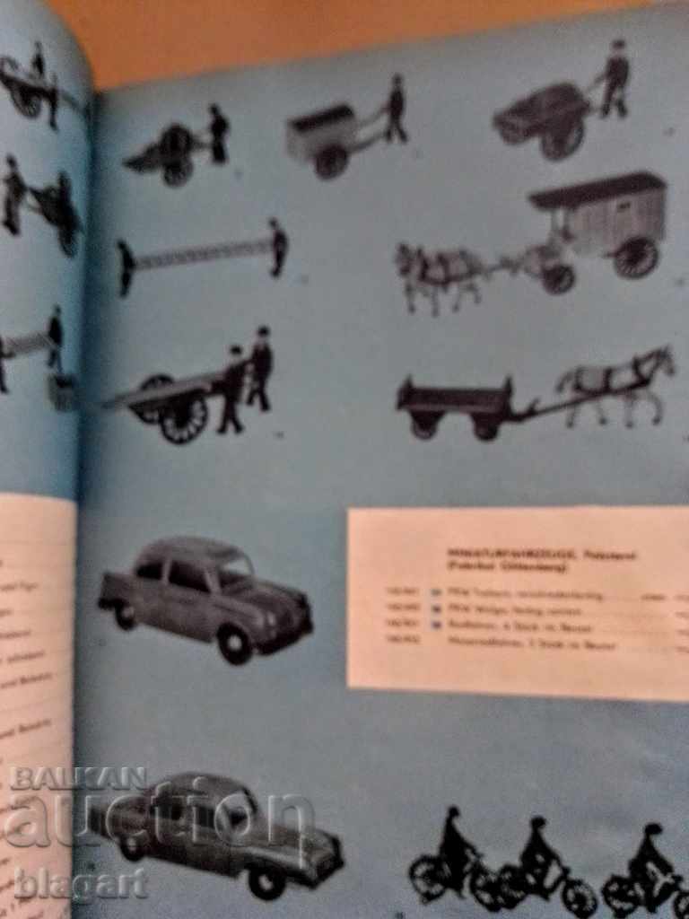 Old catalog of German model locomotives, cars, etc - 5 Old catalog of German model locomotives, cars, etc - 5