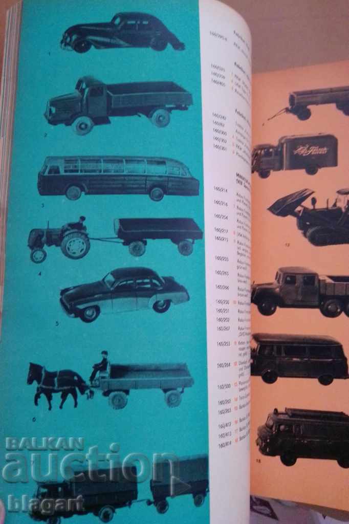 Old catalog of German model locomotives, cars, etc - 7 Old catalog of German model locomotives, cars, etc - 7