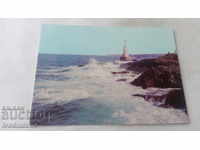 Postcard Ahtopol Lighthouse 1980