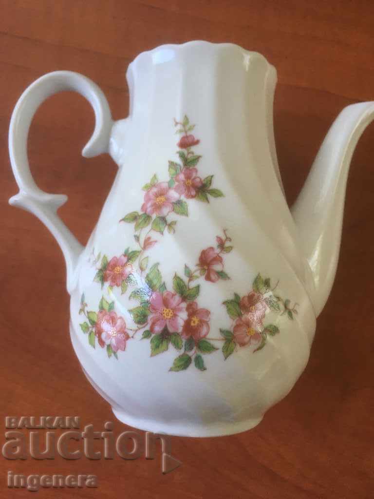 Auction  PORCELAIN TEAPOT JUG BULGARIA