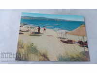 Пощенска картичка Приморско Плажът