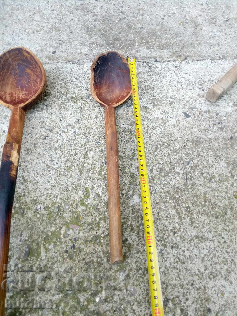 Old wooden spoons with price 24.99 BGN | € 12.78