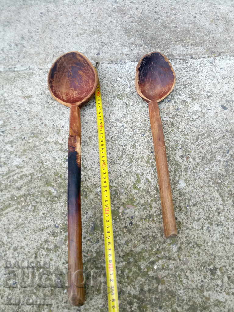 Old wooden spoons