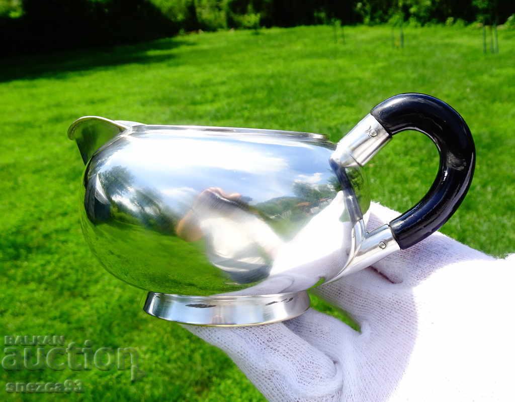 German silver-plated jug and sugar bowl, markings - 5 German silver-plated jug and sugar bowl, markings - 5