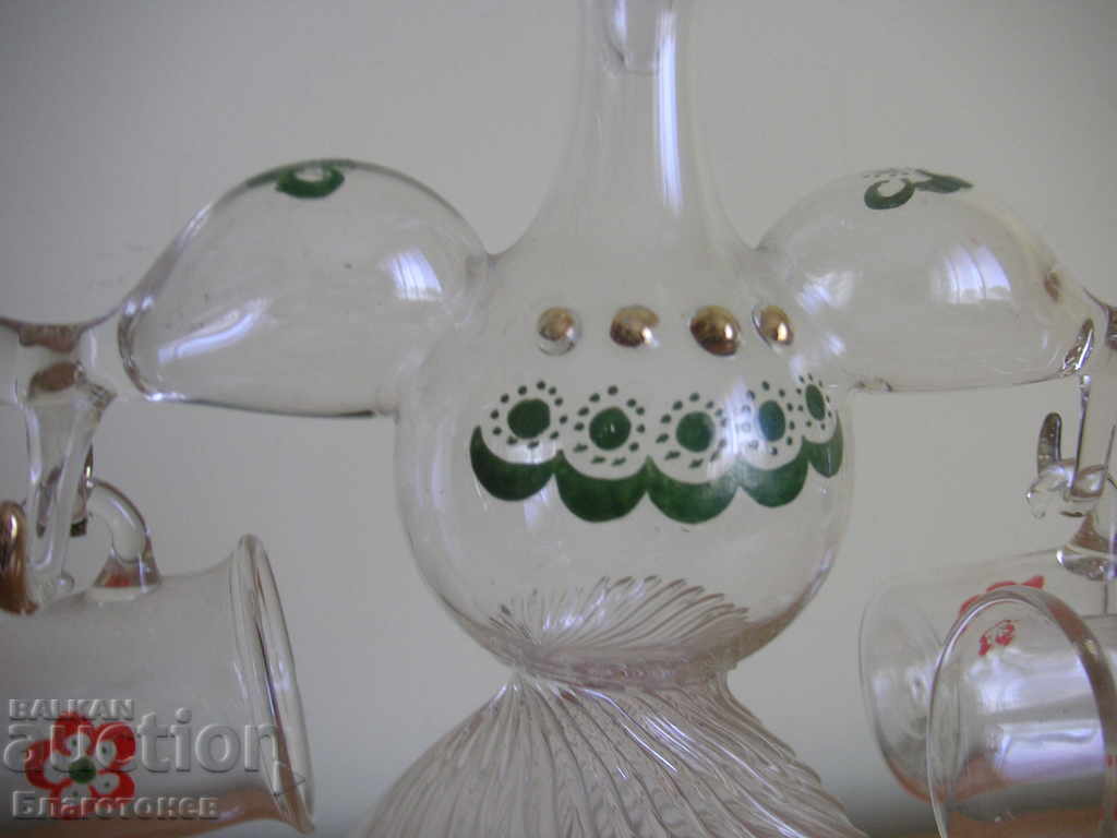 Crystal set for brandy with price 40.00 BGN | € 20.45 Crystal set for brandy with price 40.00 BGN | € 20.45