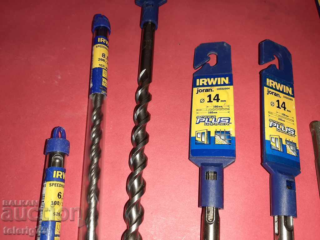 German Drill Drill Concrete IRWIN Speedhammer 14mm / 210mm with price 24.00 BGN | € 12.27 German Drill Drill Concrete IRWIN Speedhammer 14mm / 210mm with price 24.00 BGN | € 12.27