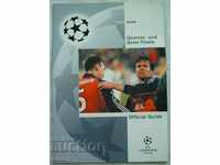 Футболна програма списание УЕФА Шампионска лига 1999-2000