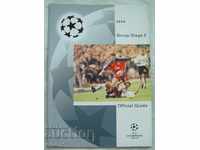 Football program UEFA Champions League 1999-2000