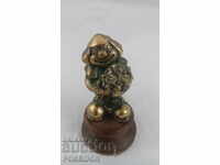 TWO BRONZE STATUETTES, STATUETTE - CLOWN, CLOWN, FIGURE