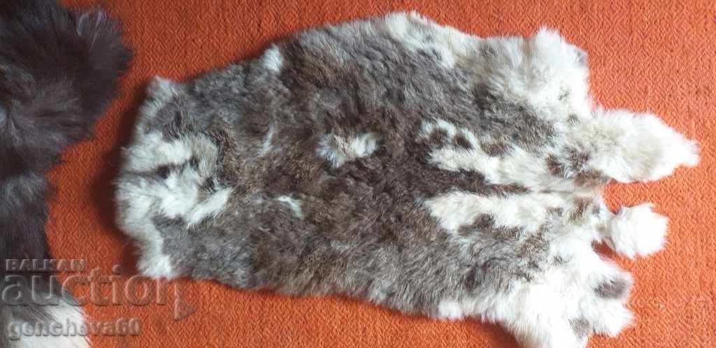 Auction Rabbit skin and fox tail for decoration Auction Rabbit skin and fox tail for decoration